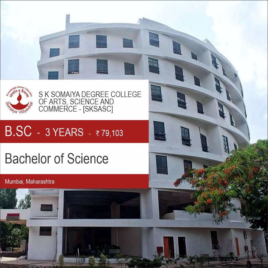 Bachelor of Science [B.Sc] (IT) at S K Somaiya Degree College of Arts, Science And Commerce , Mumbai